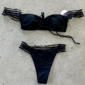 Haute small black bikini